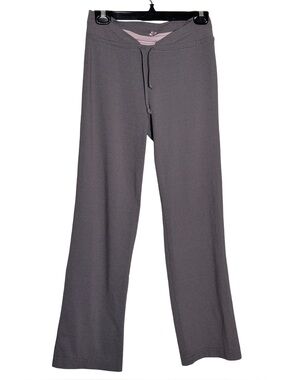 Tuff Athletics Pink Grey Double Waistband Yoga Pants Size S